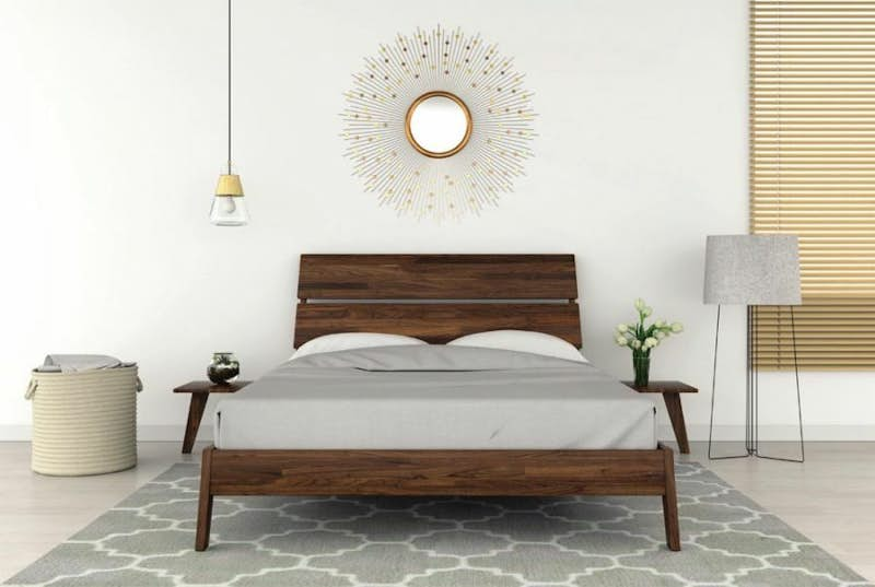 Linn Bed in Natural Walnut