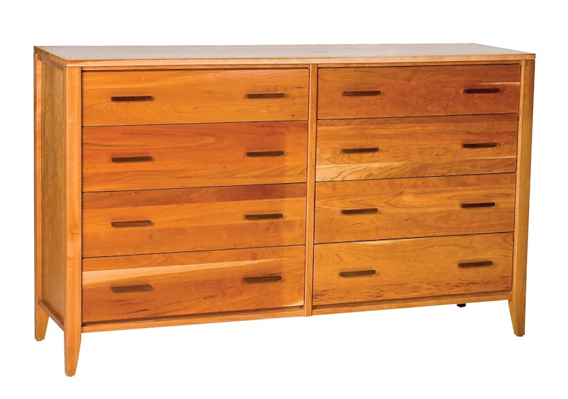 Luna 8-Drawer Dresser Natural Cherry